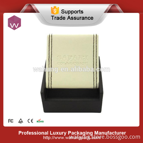 New pu leather cufflink box,mens cufflinks box (WH-0293-1)